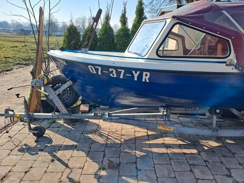 Rana 17 compleet met trailer en 30 pk yamaha 2 takt, Watersport en Boten, Sloepen, Gebruikt, 30 tot 50 pk, 6 meter of meer, Buitenboordmotor