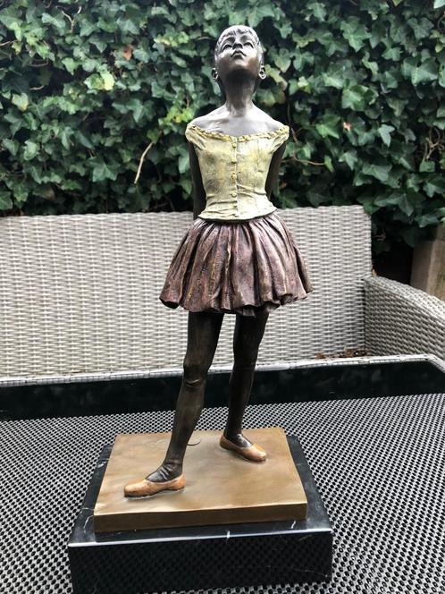 bronzen ballet ballerina meisje la danseuse de quatorze ans", Antiquités & Art, Art | Sculptures & Bois, Enlèvement ou Envoi