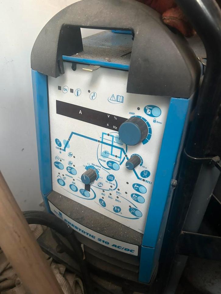 TiG-post Saf Pro PrestoTIG 210 AC/DC, Doe-het-zelf en Bouw, Gereedschap | Lasapparaten, Zo goed als nieuw, Tig, Ophalen