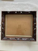 Houten fotolijst, met glas en dik kartonnen achterwand,, Ophalen of Verzenden, Zo goed als nieuw