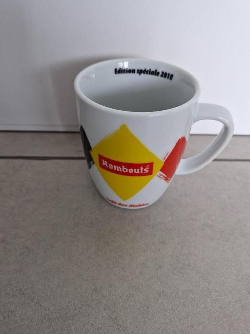mok Rombouts Speciale editie 2018 Koffie van de Duivels, Huis en Inrichting, Keuken | Servies, Zo goed als nieuw, Kop(pen) en/of Schotel(s)