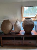Bijzet potten riet gevlochten voor droge bloemen of, Huis en Inrichting, Ophalen, Zo goed als nieuw, Riet