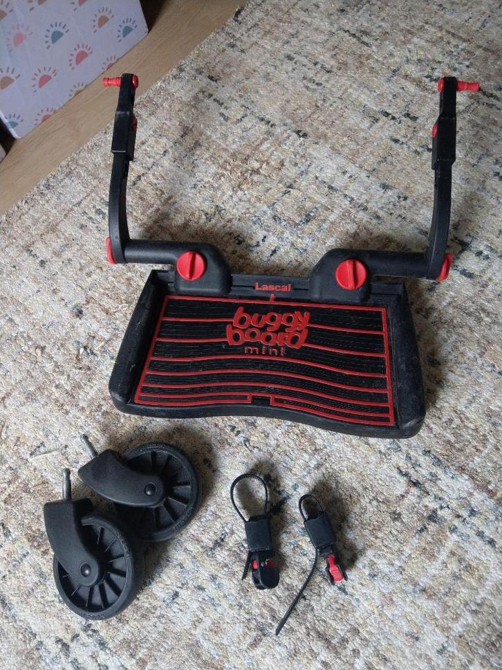 Lascal buggy board mini - meerijplankje voor koets, Kinderen en Baby's, Kinderwagens en Combinaties, Gebruikt, Combiwagen, Overige merken