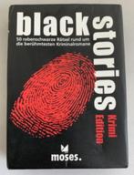 Jeu de cartes Black Stories Krimi Edition Deutsch 50 Rab, Utilisé, Enlèvement ou Envoi