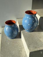 Ensemble de vases bleus faits à la main poterie à pois Boho, Enlèvement