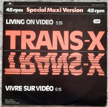 MAXI SINGLE - TRANS X - LIVING ON VIDEO - 1983 beschikbaar voor biedingen