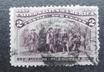 Timbre 1893 Découverte de l'Amérique 2cent US231 - Oblitéré, Postzegels en Munten, Postzegels | Amerika, Ophalen of Verzenden