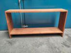 Teak console, Huis en Inrichting, Tafels | Sidetables, Ophalen, Teakhout, Zo goed als nieuw, 150 tot 200 cm