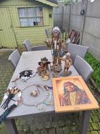 Indianen beeldjes, Ophalen