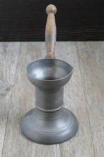Tinnen pot met houten steel, Verzenden