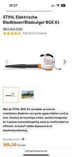 Stihl BGE81 bladblazer - 80€ ipv 160€, Tuin en Terras, Bladblazers, Ophalen, Zo goed als nieuw
