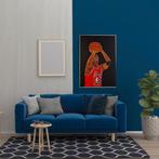 Origineel en uniek schilderij van Michael Jordan, Ophalen of Verzenden