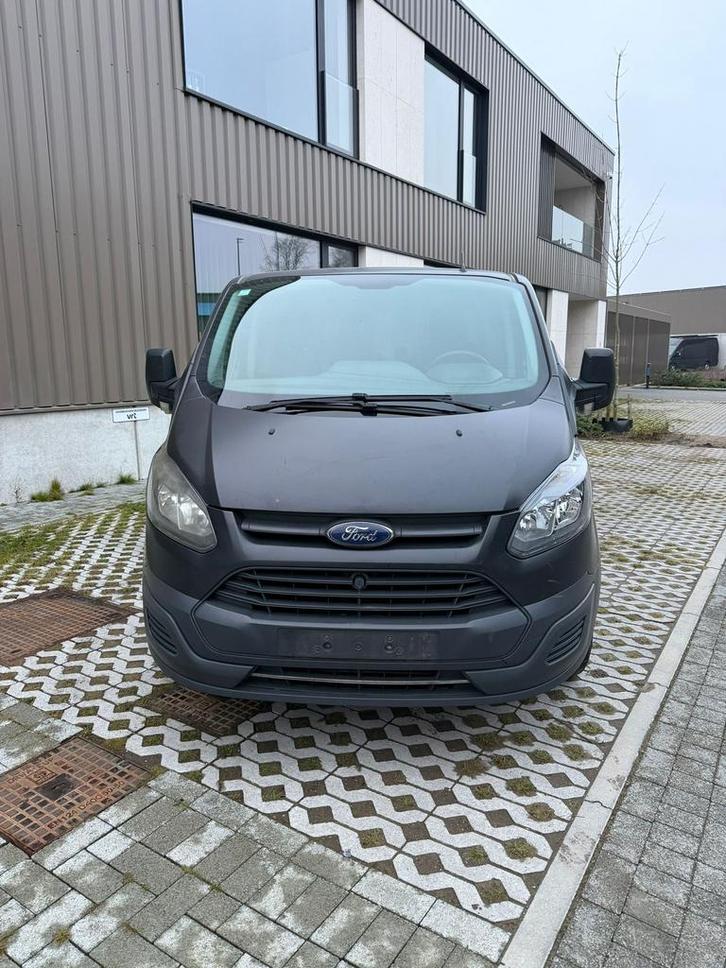 Ford custom 2017 2.2cdti  EURO6b !!!!!, Auto's, Bestelwagens en Lichte vracht, Bedrijf, Te koop, Ford, Blauw, Ophalen