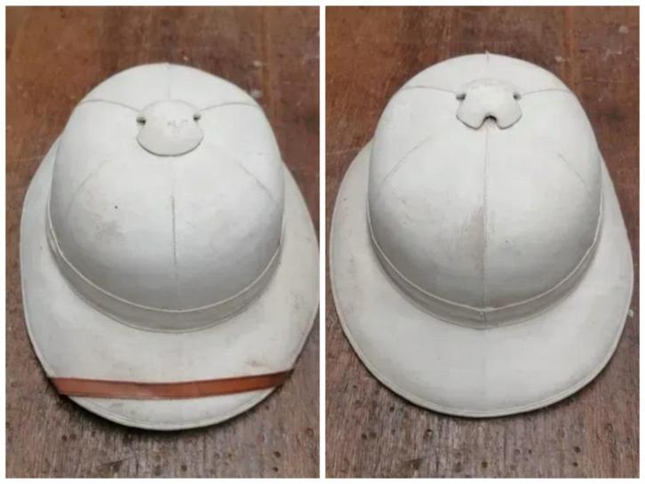 Britse WO2 1943 Britse militaire koloniale helm, Verzamelen, Militaria | Tweede Wereldoorlog, Overige soorten, Verzenden
