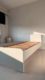 Wit tweepersoonsbed 140 x 200 cm, Huis en Inrichting, Slaapkamer | Bedden, Ophalen, Gebruikt, Wit, Tweepersoons