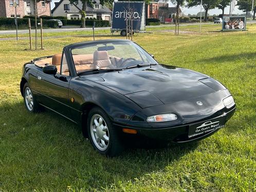 Mazda MX5 NA 1.6i 16V, Auto's, Mazda, Bedrijf, Te koop, MX-5, Bluetooth, Centrale vergrendeling, Lederen bekleding, Lichtmetalen velgen