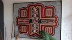 Aboriginal art dot painting origineel 104*132 cm, Antiek en Kunst, Ophalen