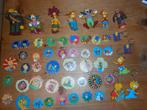 7 figurines The Simpsons Fox 2007, 5 porte clé, 40 pogs 1996, Enlèvement, Comme neuf