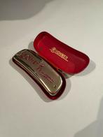 Vintage mondharmonica Comet M-Hohner Made in Germany me hoes, Ophalen of Verzenden, Zo goed als nieuw, Met koffer of doosje