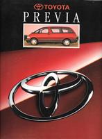 TOYOTA PREVIA 1994, Boeken, Auto's | Folders en Tijdschriften, Ophalen of Verzenden, Zo goed als nieuw, Toyota