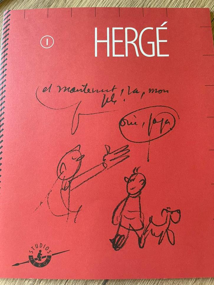Tintin Hergé Catalogue des Studios Hergé n1 et 2, Boeken, Stripverhalen, Zo goed als nieuw, Ophalen of Verzenden