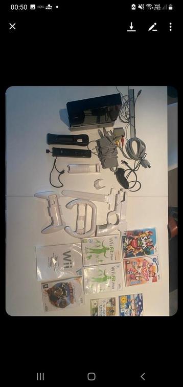 Wii met bijhorende spelletjes beschikbaar voor biedingen