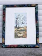 gravure signe, Antiquités & Art, Art | Eaux-fortes & Gravures, Enlèvement ou Envoi