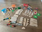 Treinspoor - Hout, Kinderen en Baby's, Speelgoed | Houten speelgoed, Ophalen, Gebruikt