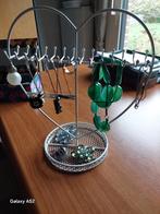 porte-bijoux en forme de cœur, métal blanc mat, Enlèvement ou Envoi