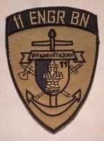 Badge 11 Genie Engineer Abl Baf Desert, Ophalen of Verzenden
