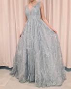 Robe de bal argentée pailleté, Ophalen, Zo goed als nieuw
