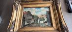 schilderij op houtpaneel met mooi kader, Ophalen