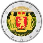 2 euro Litouwen 2019 Zemaitija gekleurd, 2 euro, Ophalen of Verzenden