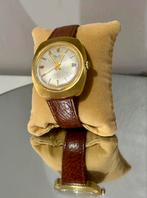 MuDu Incabloc 25 Jewels Automatic Date 1960, Ophalen of Verzenden, Zo goed als nieuw, Goud
