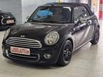 MINI Cabrio One 1.6i AUTO Cuir Cruise Gps Blue Clim Sensors, Auto's, Automaat, Gebruikt, 4 cilinders, Zwart