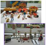 Playmobil 3 sets: werkmannen & esso-tankstation & goudzoeker, Enlèvement, Utilisé, Playmobil en vrac