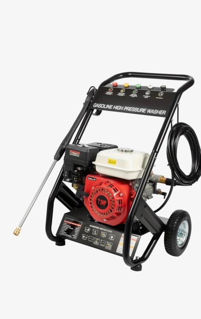 Hogedruk reiniger op benzine nieuw in doos, Tuin en Terras, Hogedrukreinigers, Zo goed als nieuw, Benzine, Ophalen