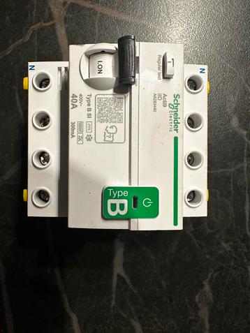 Schneider differentiaalschakelaar type B 40A beschikbaar voor biedingen