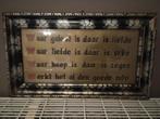 Leuke antieke kader met spreuk, Maison & Meubles, Accessoires pour la Maison | Peintures, Dessins & Photos, Enlèvement
