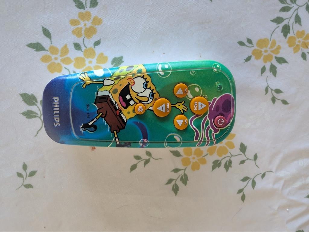 Philips spongebob SRU152/10 afstandsbediening, Audio, Tv en Foto, Afstandsbedieningen, Zo goed als nieuw, Ophalen of Verzenden
