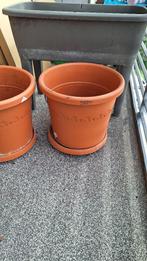 Jardinière / pots de fleurs + outils, Jardin & Terrasse, Synthétique, Utilisé, Enlèvement ou Envoi