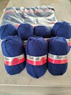 Blauwe wollen bal van Bellanet Marion (17 ballen)., Ophalen of Verzenden