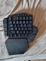 Redragon K585 DITI One-Handed RGB Mechanical Gaming, Informatique & Logiciels, Clavier gamer, Azerty, Comme neuf, Enlèvement