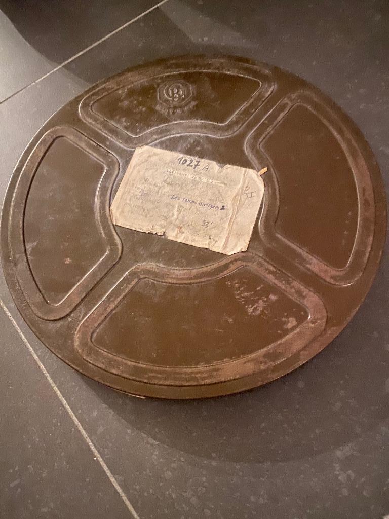 Film Filmrol roulleau de film " Les temps Héroiques"  33'", Ophalen, Gebruikt, Film, Overige typen