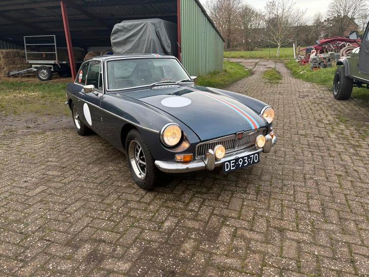MgB GT 1972 chrome bumper NL kent, Auto's, MG, Particulier, B, Benzine, Coupé, 2 deurs, Handgeschakeld, Zilver of Grijs, Zwart