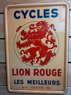 Reclamebord Lion Rouge, Verzamelen, Ophalen of Verzenden, Zo goed als nieuw, Reclamebord