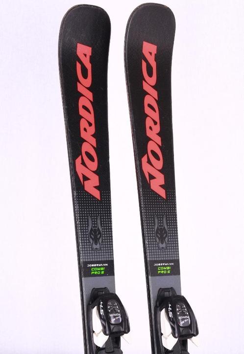 130 cm kinder ski's NORDICA DOBERMANN COMBI PRO S 2023, Sport en Fitness, Skiën en Langlaufen, Gebruikt, Ski's, Ski, Nordica, Carve