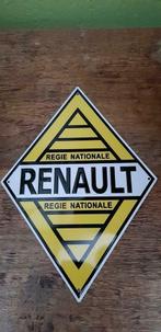 Leuke retro metalen plaat in reliëf Renault, Verzamelen, Merken en Reclamevoorwerpen, Ophalen of Verzenden, Nieuw, Reclamebord