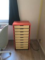 Retro ladekast, Huis en Inrichting, Kasten | Ladekasten, Ophalen, Kunststof, Gebruikt, 5 laden of meer