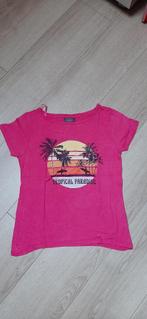 T-shirt maat S, Kleding | Dames, T-shirts, Ophalen of Verzenden, Zo goed als nieuw, Korte mouw, Roze
